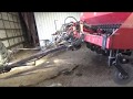 Changing the hydraulics on the no-till drill