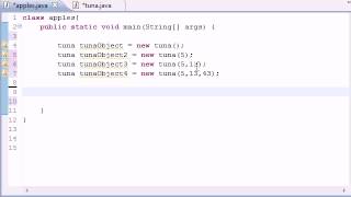 Java Programming Tutorial 41 Building Objects for Constructors