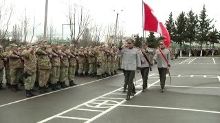 შსს-ს ახალწვეულებმა სამხედრო ფიცი დადეს