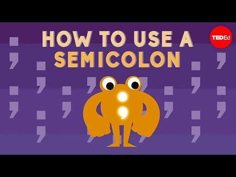 Does the semicolon go before or after and in a list?