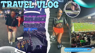 TRAVEL DIARIES EP.001 | classic weekend, game day, bands, college tour, family + more!