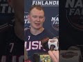 “there was a group chat going” brady tkachuk on fighting early in the game vs canada hockey