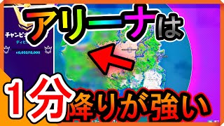 【降りる場所】アリーナでポイントを上げることができる場所を紹介します！【フォートナイト Fortnite】