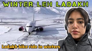 FIRST FEMALE TO DO WINTER LADAKH ON BIKE | Flight to LEH | Ep1