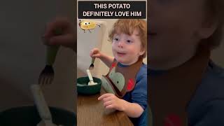 Lovely potato #cutebaby #funnycute #cute #supercute #trendingreals#viralreels