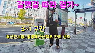 24년 11월 16일 갈맷길 3 -2구간 부산 진시장~절영 해안 산책로 입구까지 ( 6 )