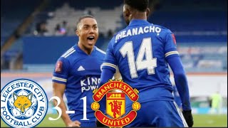 Leicester 3-1 Manchester United • Iheanacho Brace Sends Leicester Through To The Semi Finals-Review