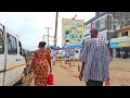 A TYPICAL DAY IN AFRICA CITY GHANA ACCRA SPINTEX ROAD AFRICAN WALK VIDEOS