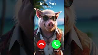 John Pork is Calling 🐷 #shorts#johnporkiscalling #johnpork #johnporkmeme #pigman #cursed