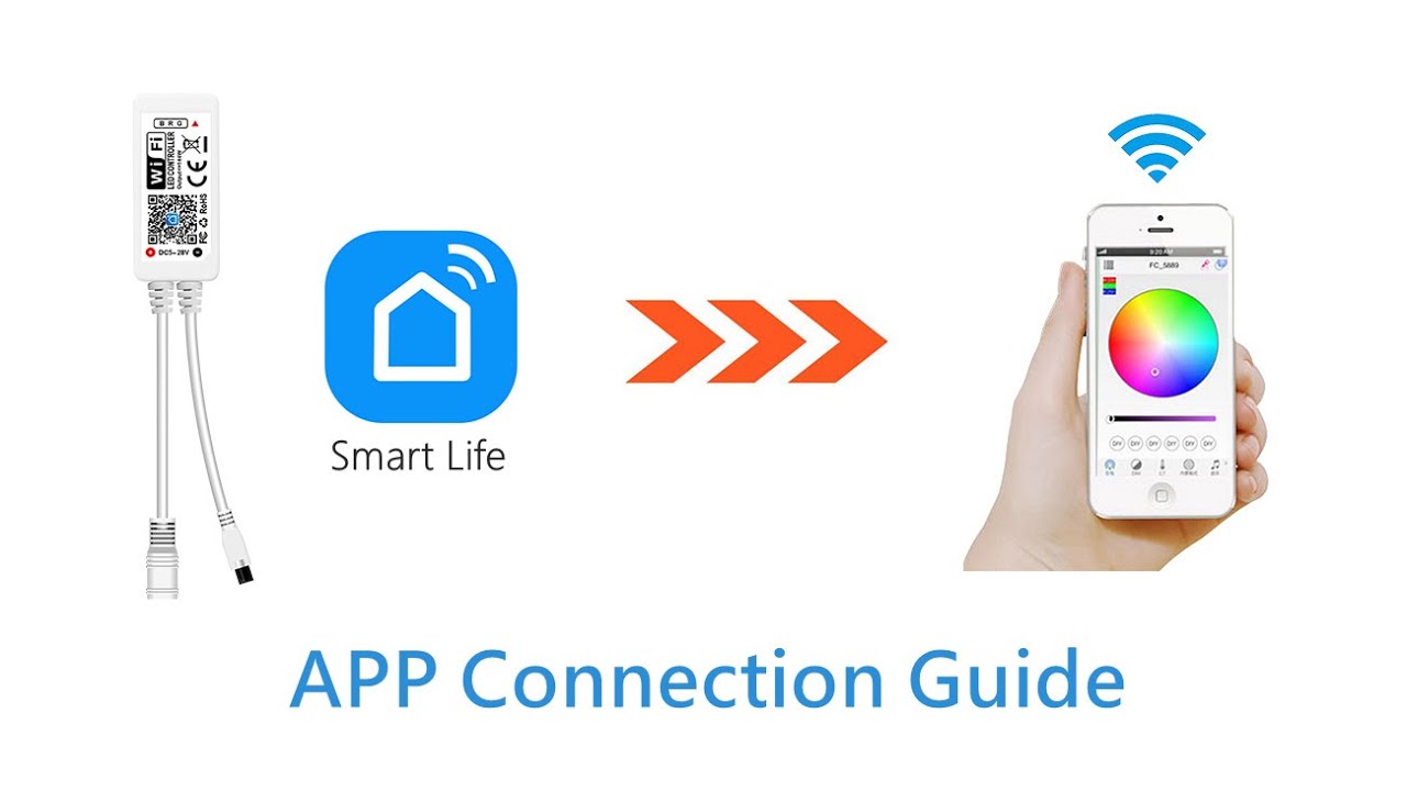 Smart Life Led Strip Light App Connection Video Guide Youtube