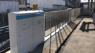 《再び新たにスマートホームドア設置か!?》【JR京浜東北線】与野駅ホームドア制御器設置後     列車出発と通過シーン