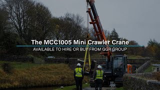 The MCC1005 - A 10-Tonne Capacity Mini Crawler Crane