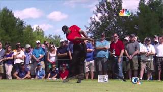 Tiger Woods iron swing vision slow motion