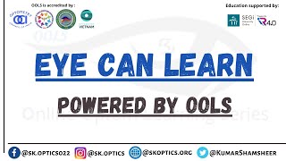 Eye Can Learn: Let's Learn Together #icanlearn | OOLS | Teaser | SK Optics