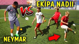 Jeśli pobijesz NEYMARA wygrywasz 500 zł 🔥 NEYMAR vs Ekipa Nadii ⚽