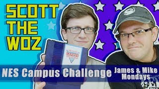 Scott the Woz plays NES Campus Challenge with James and Mike