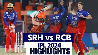 SRH Vs RCB IPL 2024 41 Match Highlights: Hyderabad vs Bengaluru Highlights | IPL 2024 Highlights