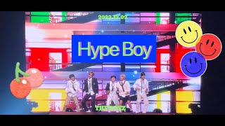 [221202] THE BOYZ (더보이즈) (현재 주연 큐 선우 에릭) - Hype Boy @ THE B-ROAD IN SEOUL DAY 1 (더비로드)