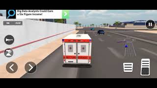 emergency ambulance Android game play|| passenger drop to hospital ambulance || #ambulancegame #game