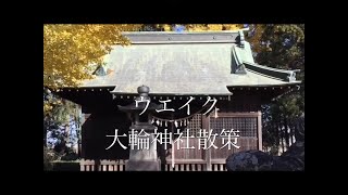 【ダイハツ）ウエイク　2人車中カフェと車中泊への道１０　大輪神社　散策（埼玉県久喜市）令和５年１２月の風景です、歴史ある素朴な風景をご覧ください。