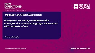 Metaphors we test by: communicative concepts that connect language assessment with contexts of use
