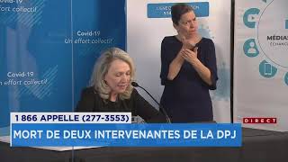 Vives réactions après la mort de deux intervenantes de la DPJ