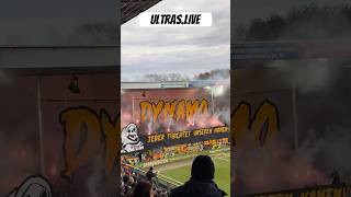 Dynamo Dresden Pyroshow in Cottbus! Energie Cottbus - Dynamo Dresden #FCESGD #Dresden #Cottbus