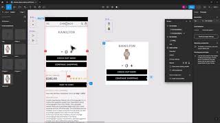 Figma Interactive Protoyping - Local Variables + Add To Cart
