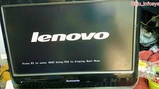 How To Boot All In One Desktop|How To Boot Lenovo Desktop|Win 10 USB Boot In Lenovo#shortsvideo#pc