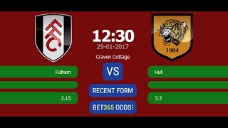 Fulham vs Hull City PREDICTION (by 007Soccerpicks.com)