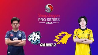 EVOS HOLY VS ONIC ESPORTS | ESL SNAPDRAGON MLBB CHALLENGE SEASON | GAME 2