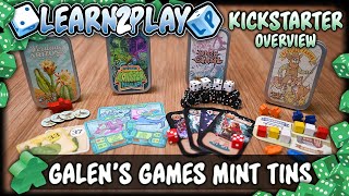 Learn to Play Presents Galen's Mint Tin games overview