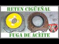 Cómo cambiar el RETÉN del CIGÜEÑAL (Sin Extractor) 🩸 Fuga de Aceite 🛢