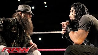 Roman Reigns and Bray Wyatt have a sit-down discussion: Raw, October 19, 2015
