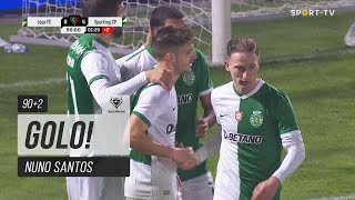 Goal | Golo Nuno Santos: Leça FC 0-(4) Sporting (Taça da Portugal 21/22)