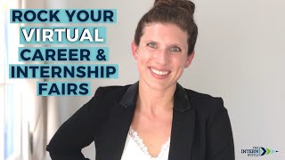 How to Prepare for a Virtual Career Fair - Tips for Students! | The Intern Hustle