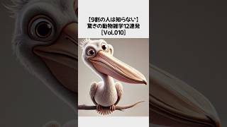 【９割の人は知らない】動物に関する驚きの雑学１２連発［Vol.010］ #shorts #雑学 #動物