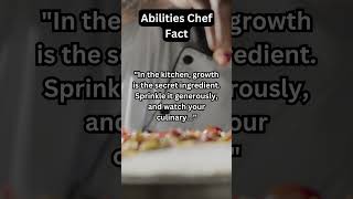 7 Abilities Chef Fact #chef #shortvideo #skills #shorts #mindfulchefinspirations #cooking