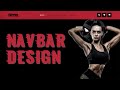 How to create transparent responsive and sticky navbar design with HTML and CSS || with source code