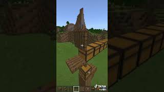 How to make a working zip line in Minecraft! #Shorts