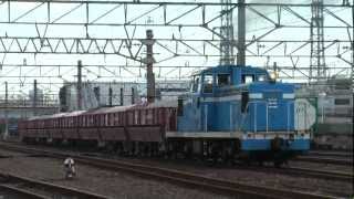 名古屋臨海鉄道笠寺駅　ND5528牽引赤ホキ列車発車　2010.09.13