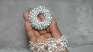 Bross Mewah dari Mutiara Sintetis || Bross Handmade || Brooch