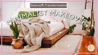 DIY MASTER BEDROOM MAKEOVER ON A BUDGET | 2021 MINIMALIST BEDROOM IDEAS | ROOM TOUR