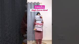 😳 Meesho saree haul 😍 Saree haul meesho #saree #sareehaul #sarees #meesho #shortsvideo