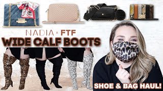 All About accessories! NADIA x FTF Wide Calf Boots, Bags, \u0026 Shoes | Sarah Rae Vargas