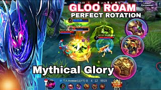 GLOO GAMEPLAY ~ PERFECT ROAM ROTATION | GLOO BEST BUILD 2024| MOBILELEGENDS