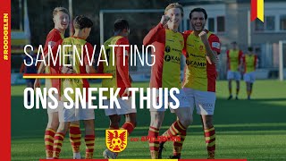 Samenvatting csv Apeldoorn - ONS Sneek | 1 februari 2025