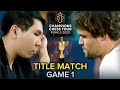 TITLE MATCH: Wesley So vs. Magnus Carlsen || CHAMPION CHESS TOUR FINALS 2023 | GAME 1