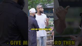 Jewish Man DEFENDING Muslim Praying! #shorts