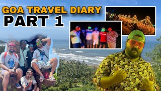 GOA TRIP😎 TRAVEL DIARY / PART 1 #4k #goa #goabeach #trip #travel #tourism